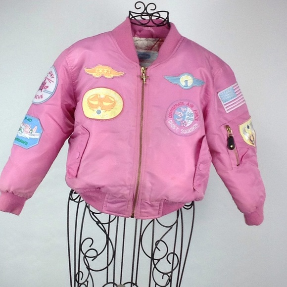 Super cute flightline bomber jacket - Picture 3 of 8
